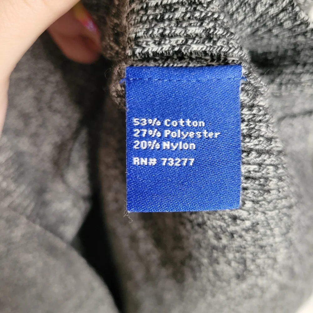 Apt 9 grey sweater medium small long sleeve